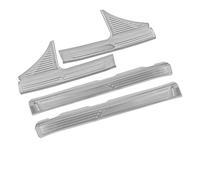 pedale piede gradino portiera supporto piede Adatto per Lexus ES200 260 ES300h Pedale di benvenuto in acciaio inox Soglia della porta Strisce di rivestimento(ES200 260 Silver 4)