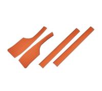 pedale piede gradino portiera supporto piede Adatto per Li Lixiang L6 L7 L8 L9 Protezione per soglia portiera auto Copri pedale benvenuto in pelle(L6 orange)