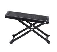 Pedale poggiapiedi per chitarra, supporto confortevole con meccanismo pieghevole, sgabello ergonomico in metallo per chitarristi classici e acustici,