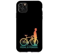Pedale retrò e riflettere sulle vibrazioni del ciclismo Custodia per iPhone 11 Pro Max