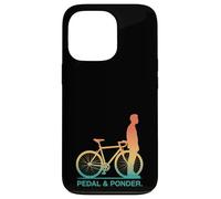Pedale retrò e riflettere sulle vibrazioni del ciclismo Custodia per iPhone 13 Pro