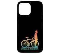 Pedale retrò e riflettere sulle vibrazioni del ciclismo Custodia per iPhone 13 Pro Max