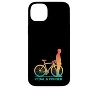 Pedale retrò e riflettere sulle vibrazioni del ciclismo Custodia per iPhone 14 Plus