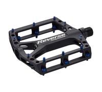 Pedale Retromarcia Black One Nero-Blu per MTB - Design Elegante e Prestazioni Eccellenti