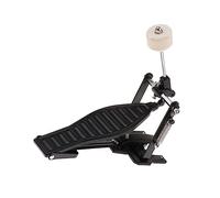 Pedale Singolo Con Tamburo Per Lana Sostituzione Di Strumenti A Percussione Con Trasmissione A Catena Singola Accessori per batteria (Color : Bk)