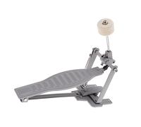 Pedale Singolo Con Tamburo Per Lana Sostituzione Di Strumenti A Percussione Con Trasmissione A Catena Singola Accessori per batteria (Color : Silver)