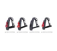 Pedale strada - MTB in resina per adattarsi a tacchette Look - Shimano e altre p