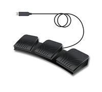 Pedale USB, interruttore ottico di controllo USB a tre piedi per PC, tastiera del computer, mouse, pedale da gioco per girare pagine DAW Fortnite League of Legends trascrizione (stile 1)