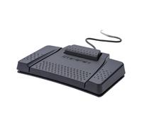 Pedale USB OM System RS31N Pedale USB ergonomico con 4 pulsanti, tappetino antiscivolo e cavo lungo per controllare facilmente il tuo software di