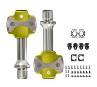 Pedali a bloccaggio automatico senza clip in lega di alluminio leggera con cuscinetti sigillati bici da strada per ciclismo Enthusi leghe di alluminio ad alta resistenza senza clip