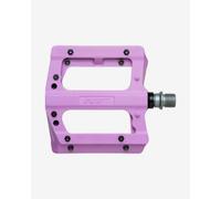 Pedali a piattaforma HT PA12A pins metallici viola