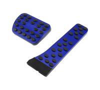Pedali Acceleratore 2pz per Mercedes C/E/GLC 10-25 Blu, Lega Alluminio