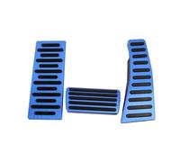 Pedali Acceleratore Per Civic 8a Generazione 2006-2011 Set Pedali Automatici In Lega Alluminio 3 Pezzi Copripedali Sportivi Antiscivolo Interni Corsa(Blue)