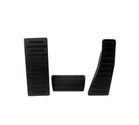 Pedali Acceleratore Per Civic 8a Generazione 2006-2011 Set Pedali Automatici In Lega Alluminio 3 Pezzi Copripedali Sportivi Antiscivolo Interni Corsa(Black)