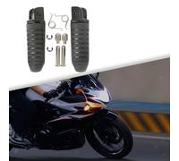 Pedali anteriori pedane anteriori moto 2 pezzi per Suzuki GSX1300 Black