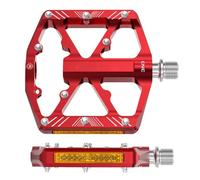 Pedali antiscivolo per bicicletta, antigraffio, riflettenti, antiruggine | Pedali per bicicletta per mountain bike da strada, ibridi, ciclismo all'aperto, viaggi, vita quotidiana, fitness