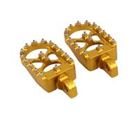 Pedali Antiscivolo per Moto Dyna Fat Bob FLSTF FXDF FLSTFB S (Oro)