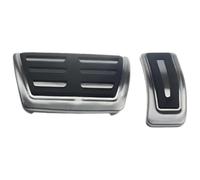 pedali auto copripedale Per A4 B9 Per A5 F5 2016 2017 2018 2019 Pedali Per Auto In Acciaio Inossidabile Copri Pedale AT Carburante Acceleratore Freno Frizione(2pcs)