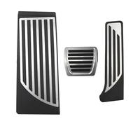 Pedali Auto Copripedale Per Alfa Per Romeo Per Giulia Per Stelvio 2016-2023 LHD Gas Acceleratore Pedale del freno Copertura pastiglie Parti AT Sport Car Pedali pedaliera auto(A)