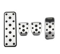 Pedali Auto Copripedale Per Subaru Per Forester 2006-2018 XV 2012-2017 Per Impreza 2006-2015 Pedale del freno a gas Pedale poggiapiedi Coperture Kit pedali auto Pedaliera auto(MT with rest pedal)