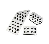 Pedali Auto Per Citroen Per C5 C6 Copripedali Auto LHD Pedali Freno Gas Acceleratore Pedale Pad Accessori In Acciaio Inox(3Pcs AT with rest)