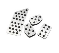 Pedali Auto Per Citroen Per C5 C6 Copripedali Auto LHD Pedali Freno Gas Acceleratore Pedale Pad Accessori In Acciaio Inox(4Pcs MT with rest)
