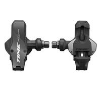 Pedali automatici time xpro 12 q factor 57 mm wide black carbon silver c1