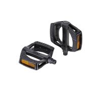 BBB Cycling Pedali Per Bici Da Città Flat 9/16" Con Riflettori In Alluminio Durevoli e Leggeri Antiscivolo Per Biciclette Urbane ed Elettriche ErgoRide BPD-46