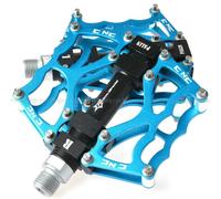 Pedali Bici CNC Alluminio con Cuscinetto 9/16 per MTB Corsa Bicicletta da Strada