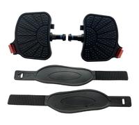 Pedali Bici da Esercizio con Pinze Punta in Gomma Antiscivolo per Filettatura M1