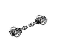 Force Click Sealed Pedals Argento Silver