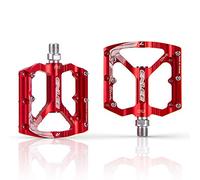 Pedali Bici Pedali For Mountain Bike For La Piattaforma Rossa E Nera In Lega Di Bici Da Strada Ultraleggero Mtb Accessori For Pedale In Bicicletta