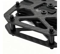 Pedali bici triplo cuscinetto in di carbonio per MTB per stile piatto 8