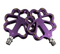 Pedali Bicicletta Alluminio Leggeri Design Cavità | Triplo cuscinetto a per sfera, rotazione , attrito ridotto, guida effortless, manutenzione minima