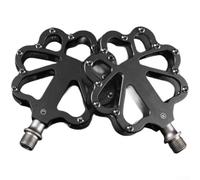 Pedali Bicicletta Alluminio Leggeri Design Cavità | Triplo cuscinetto a per sfera, rotazione , attrito ridotto, guida effortless, manutenzione minima