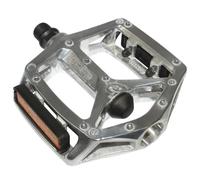 Pedale bmx newton in alluminio argento 9-16" cuscinetto (coppia su scheda)