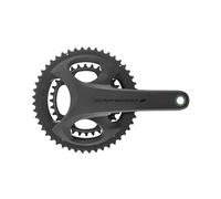 Campagnolo Super Record S Prot Carbon 12s Crankset Argento 172.5 mm / 50/34t Black