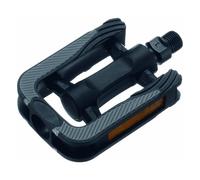 Pedali City Bike in Nylon Nero Antiscivolo con Catadiottri MVTEK - Sicurezza e Comfort