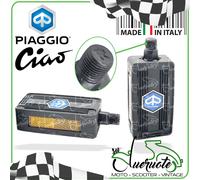 PEDALI COPPIA DI PEDALINI POGGIAPIEDI PIAGGIO SI 50 CIAO BOXER BOSS BRAVO GRILLO