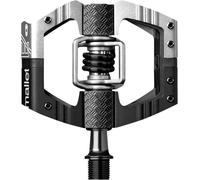 Pedali CRANKBROTHERS Mallet E LS Neri/Argento #16247