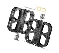 Pedali Da Ciclismo Fragili Piattaforma In Carbonio Organizzazioni A 3 Cuscinetti Mandrino In Lega Borchie Antiscivolo Impregnati Pedali Per Biciclette In Lega