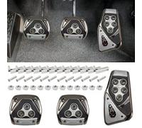 Pedali da corsa universali per styling auto Pedali freno manuali automatici universali Set di cuscinetti Kit pedali Strumenti antiscivolo