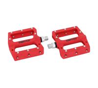 Pedali da discesa - bmx filetto in resina 9-16 con perni argentati Switch jump Rosso