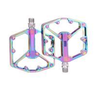 Pedali Da Strada Accessori Ciclismo in Alluminio con Cuscinetto, Pedale Ampio per MTB e Strada per Escursioni All'Aperto Ciclismo Ciclismo Viaggi Esercizio Uomini Donne