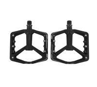 Pedali del ciclo Sostituzione Fibra di nylon 2 Cuscinetti non slip Accessori per ciclo di montagna Durevoli comodi per mountain bike 1 coppia (Nero)