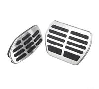 Pedali dell'acceleratore e del freno in acciaio inossidabile con design antiscivolo per Nissan per XTrail, migliorando il controllo del piede e lo stile degli interni