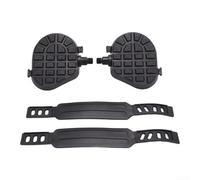 Pedali di ricambio per Spin Bike e biciclette verticali che offrono compatibilità con doppia filettatura dimensioni 1/2" e 9/16" interfacce manovella (1/2")