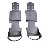 Pedali di ricambio per vogatore, gometro magnetico resistente al vento, per vogatori interni, accessori per attrezzature per il fitness, 30 x 10 cm, nero