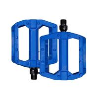Pedali for bici da strada con cuscinetti Bicicletta pieghevole antiscivolo a scatto fisso Nylon resistente all'acqua Downhill Ultraleggero for parte 14 mm(Blue)