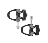 Pedali for bici da strada in carbonio autobloccanti 1SET | Pedali for asse in lega di titanio con piastre di bloccaggio for biciclette
